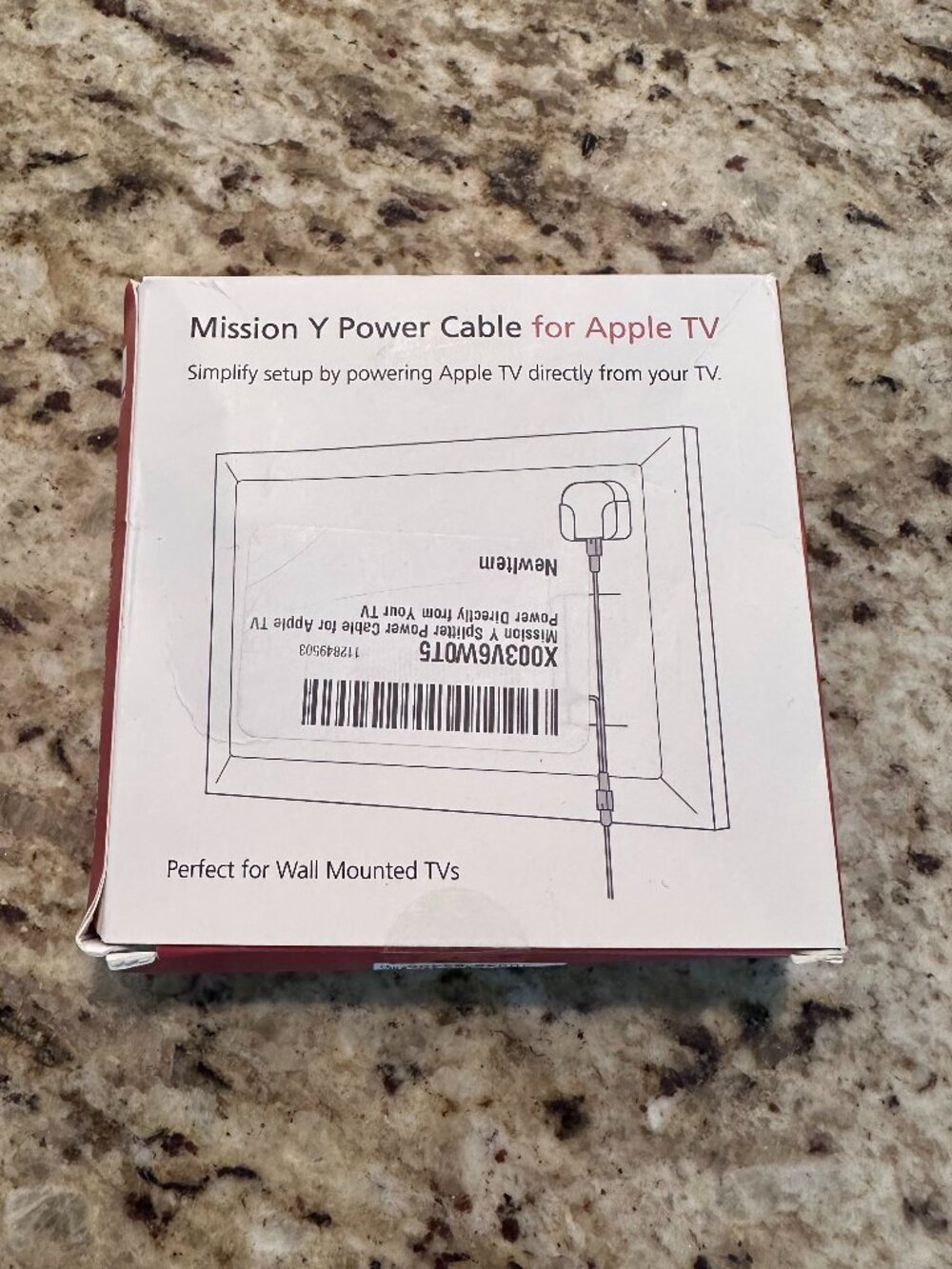 Mission Y Power Cable for Apple TV